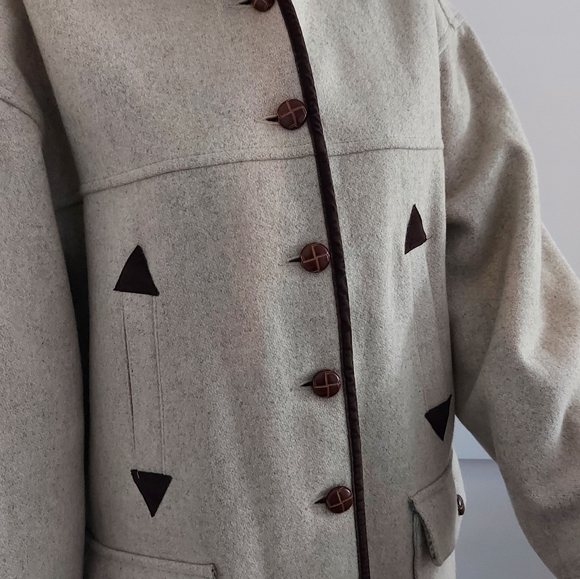 Vintage | wool hooded winter coat - Picture 5 of 6